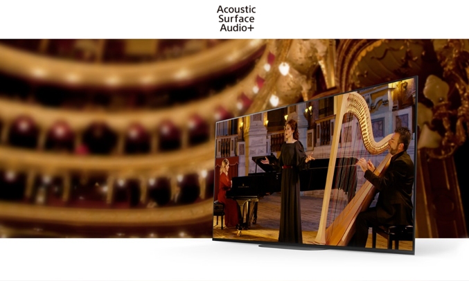 Tivi OLED Sony 77 Inch KD-77A9G với âm thanh hoàn hảo