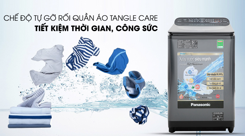 Máy giặt Panasonic 11.5 Kg Inverter NA-FD11VR1BV với chế độ tangle care