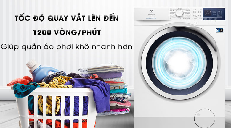 Máy giặt Electrolux Inverter 8 kg EWF8024BDWA
