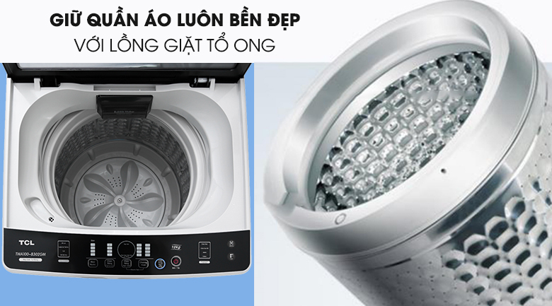 Máy giặt TCL 10 Kg TWA100-B302GM