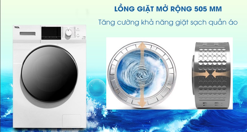 Máy giặt TCL Inverter 10 Kg TWF100-M14303DA03