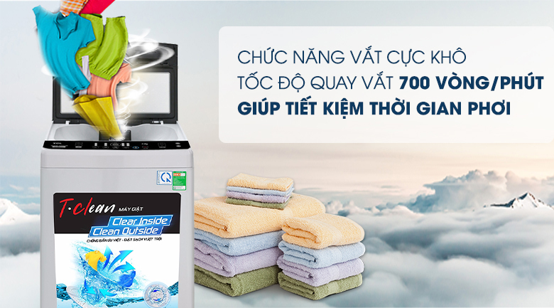 Máy giặt TCL 10 Kg TWA100-B302GM