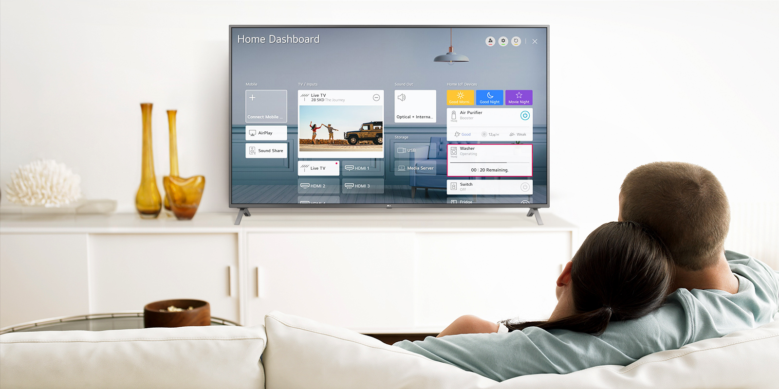 Smart Tivi LG 4K 55 inch 55UN7190PTA ThinQ AI