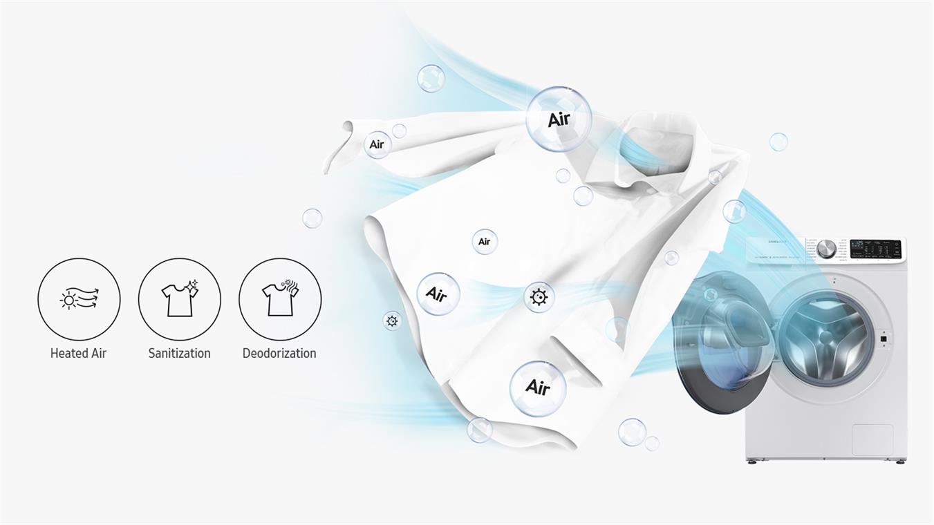 Máy giặt sấy Addwash 10.5Kg Samsung WD10N64FR2X/SV