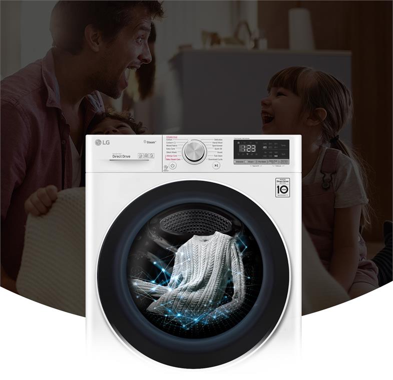 Máy giặt lồng ngang thông minh LG AI DD 9kg FV1409S3W