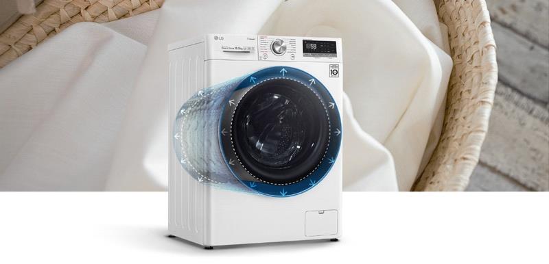 Máy giặt lồng ngang thông minh LG AI DD 9kg FV1409S3W