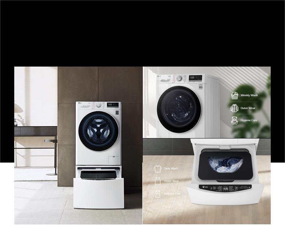 Máy giặt lồng ngang thông minh LG AI DD 9kg FV1409S3W