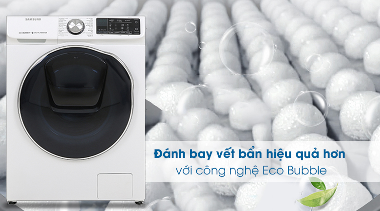 Máy giặt sấy Samsung AddWash Inverter 10.5 kg WD10N64FR2W/SV