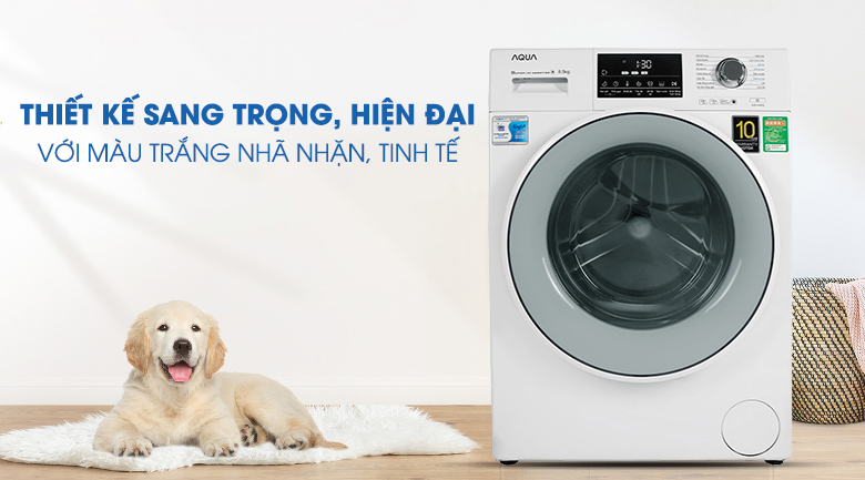 Máy giặt Aqua Inverter 8.5 kg AQD-D850E W