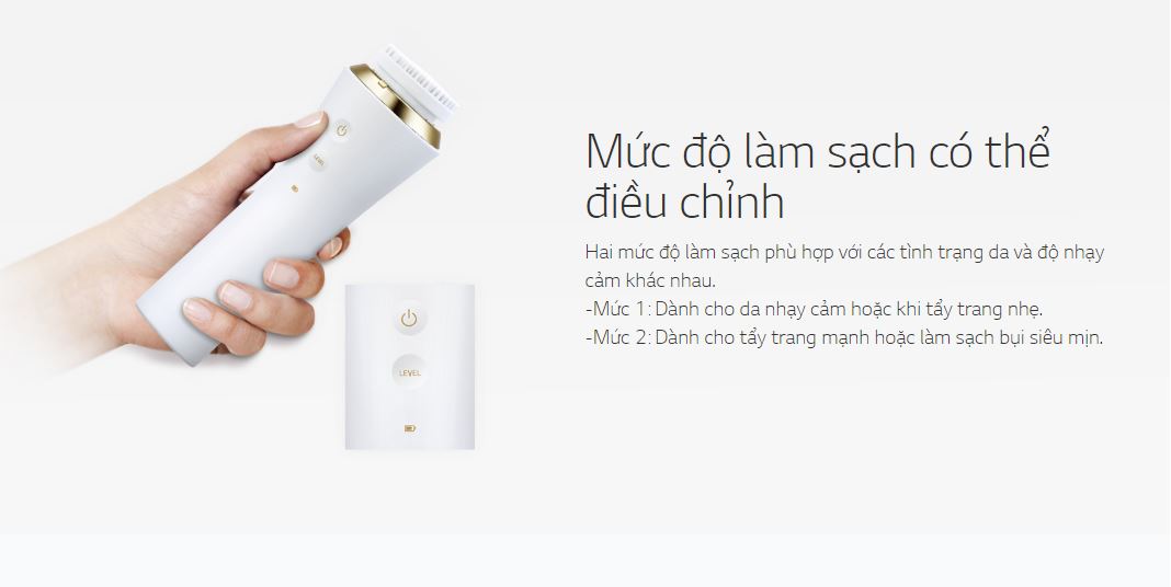 Máy Rửa Mặt Sạch Sâu Dual Cleanser Lg Pra.L Bcj2 Dual Motion Cleanser