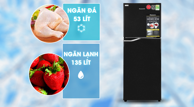Tủ lạnh Panasonic Inverter 188 lít NR-BA229PKVN