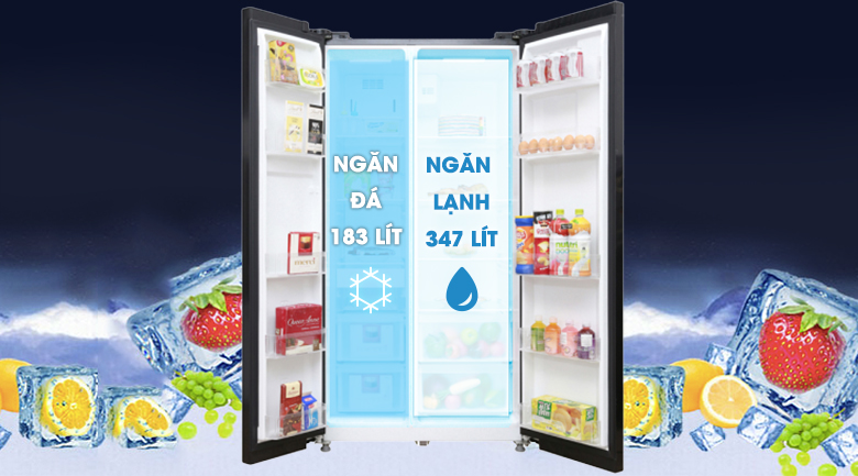 Tủ lạnh Midea Inverter 530 lít MRC-690GS