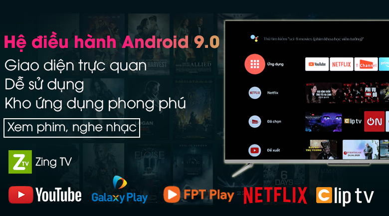 Android Tivi TCL 55 inch 55P715