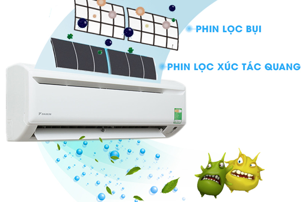 Điều hòa Daikin 1 chiều Inverter 12000BTU FTKA35UAVMV