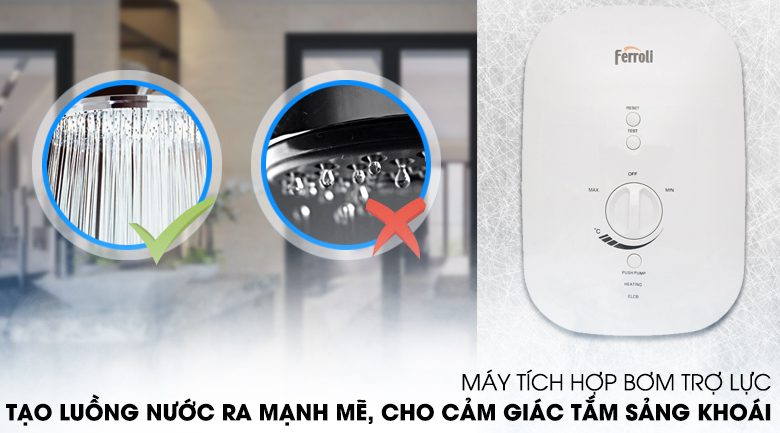 Máy nước nóng Ferroli Divo SSP 4.5S 4500W