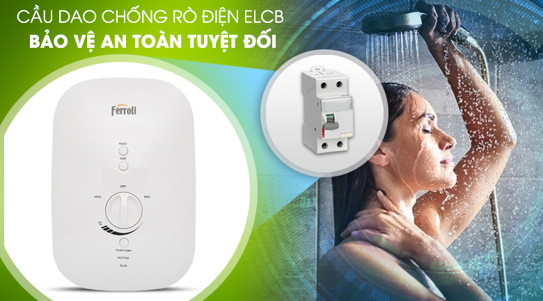 Máy nước nóng Ferroli Divo SSP 4.5S 4500W