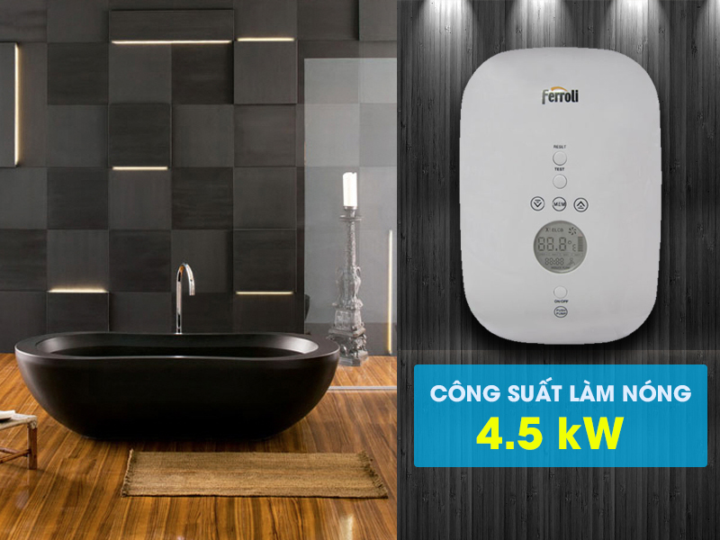 Máy nước nóng Ferroli DIVO SDP 4.500W
