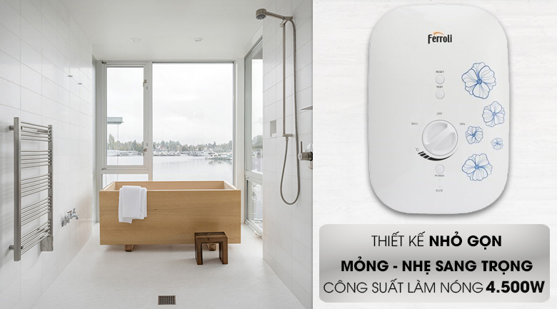 Máy Nước Nóng Ferroli Divo SSN 4.500W