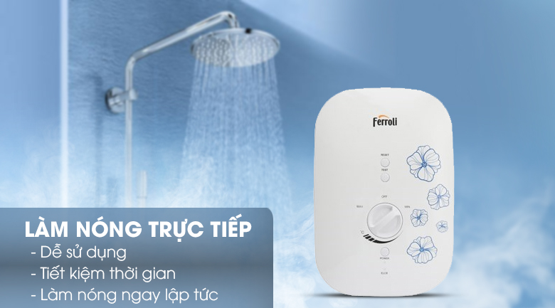 Máy Nước Nóng Ferroli Divo SSN 4.500W