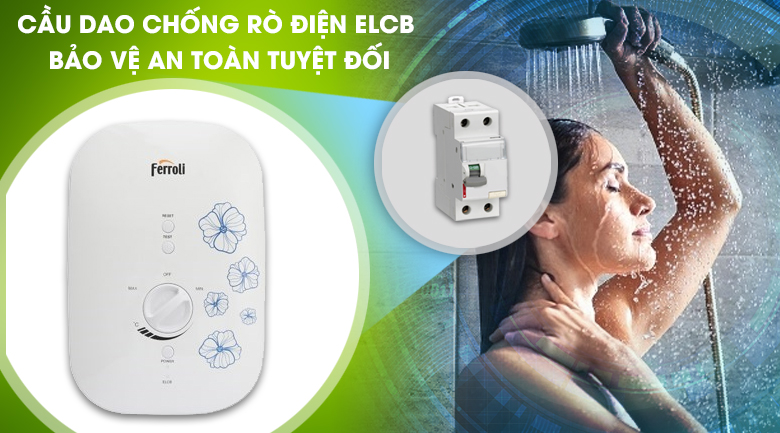 Máy Nước Nóng Ferroli Divo SSN 4.500W
