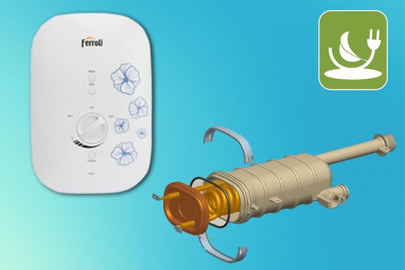Máy Nước Nóng Ferroli Divo SSN 4.500W