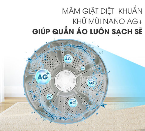 Máy giặt lồng đứng Aqua 11 kg AQW-FW110FT-N