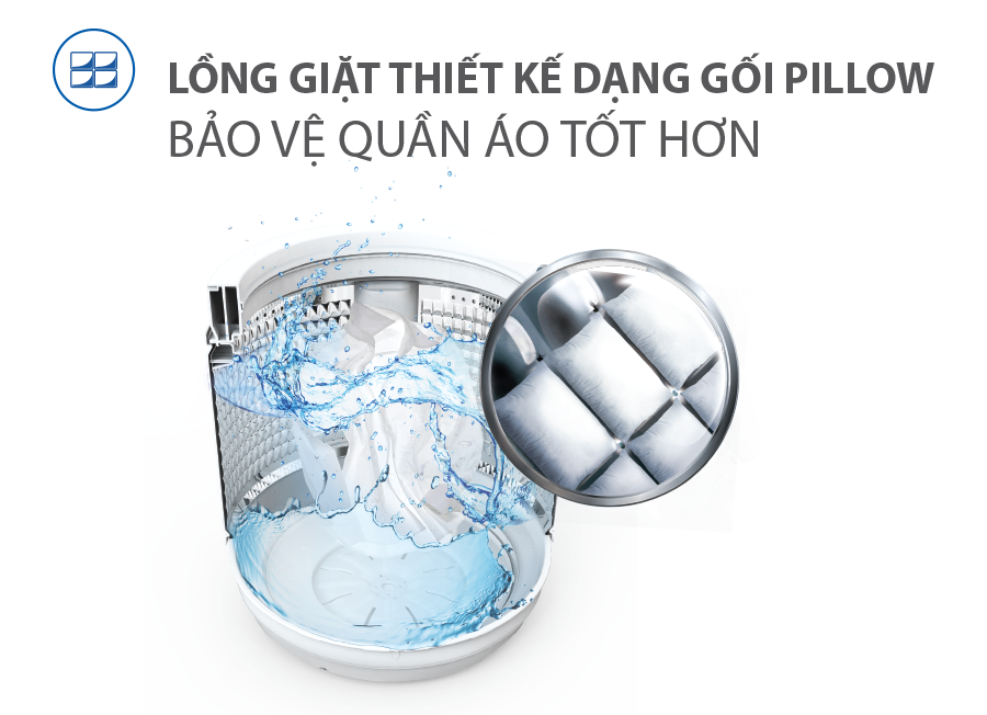 Máy giặt lồng đứng Aqua 11 kg AQW-FW110FT-N