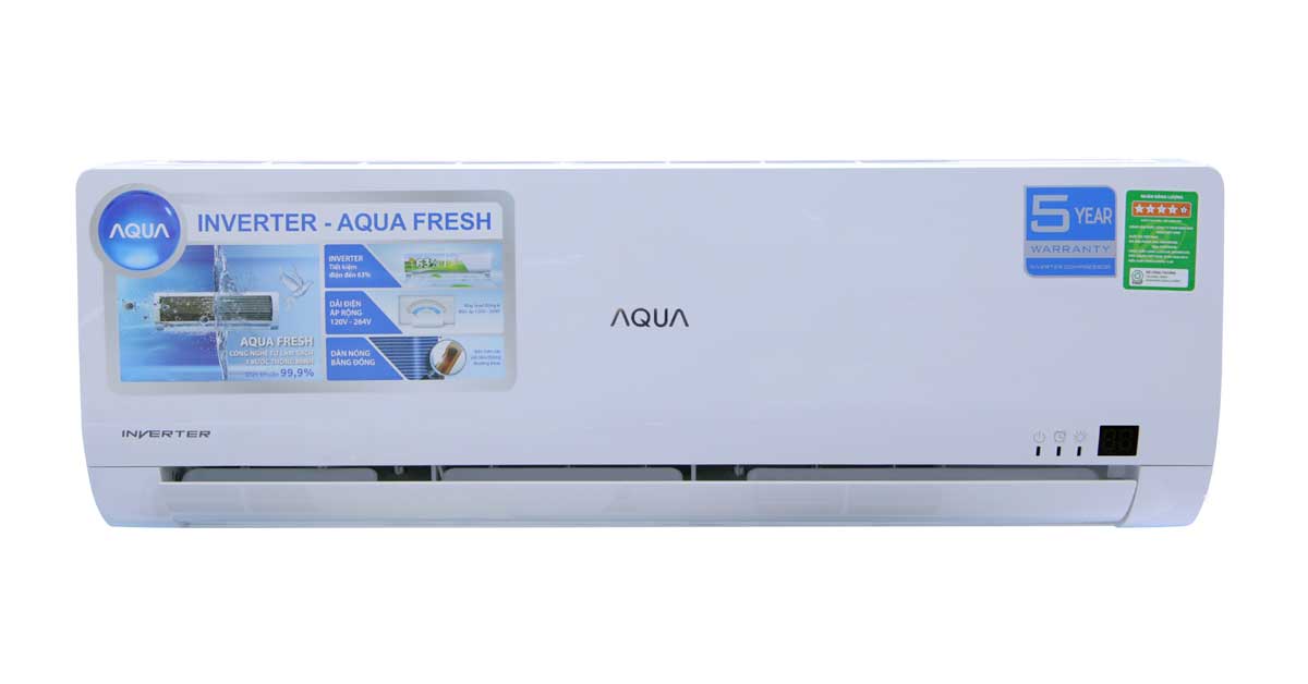 Điều hòa Aqua 1 chiều Inverter 12000 BTU AQA-KRV12WGSB/ AQA-CRV12WGSB