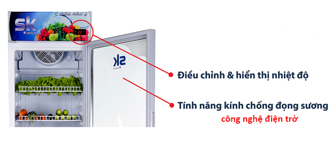 TỦ MÁT SUMIKURA SKSC-1403WG3/HW