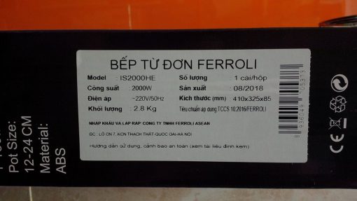 Bếp từ đơn Ferroli 2000W - IS2000HE