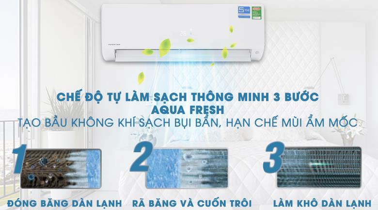 Điều hòa Aqua 1 chiều Inverter 9000BTU AQA-KCRV9F