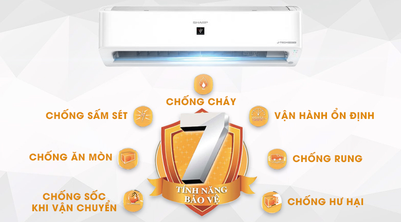 Máy lạnh Sharp Inverter 2 HP AH-XP18YMW