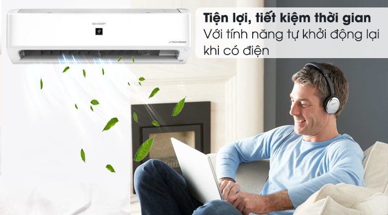 Máy lạnh Sharp Inverter 2 HP AH-XP18YMW