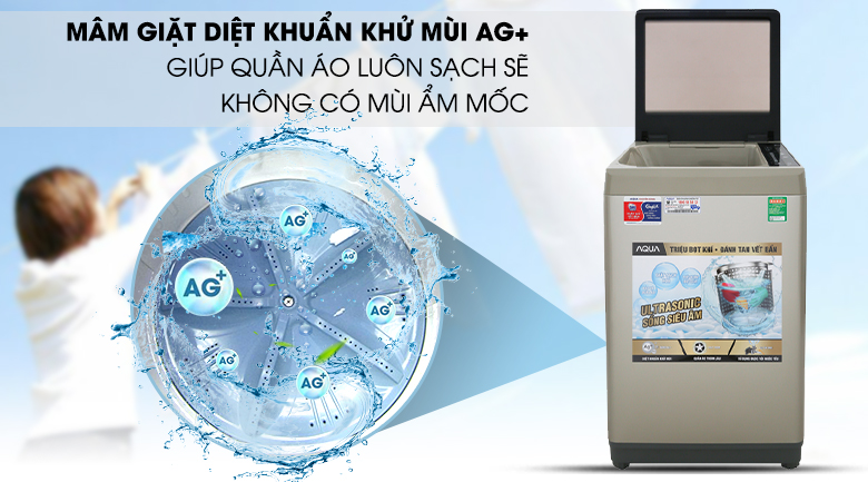 Máy giặt Aqua 9 Kg AQW-U91CT N