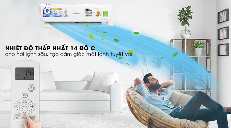 Máy lạnh Sharp Inverter 1.5 HP AH-X12VEW