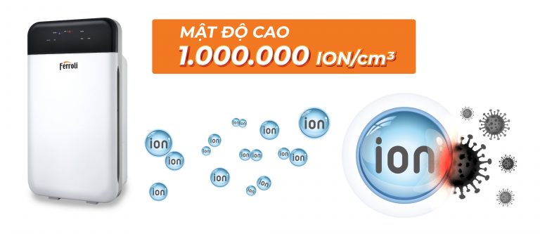 Máy lọc không khí và tạo ionizer Ferroli FAP-43D
