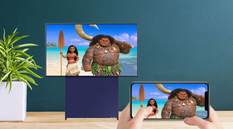 Smart Tivi Màn Hình Xoay The Sero QLED Samsung 4K 43 inch QA43LS05T