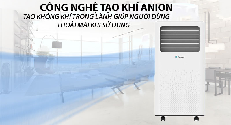 Điều Hòa Di Động Casper 9000Btu 1 Chiều PC-09TL33