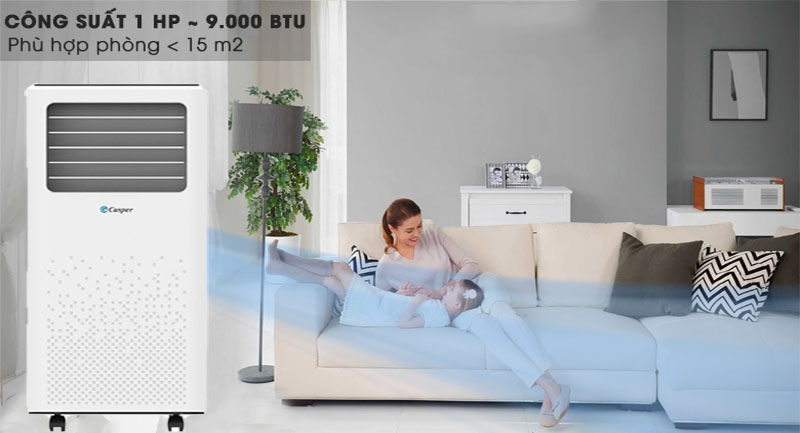 Điều Hòa Di Động Casper 9000Btu 1 Chiều PC-09TL33