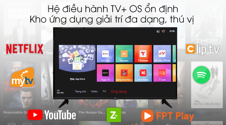 SMART TIVI TCL 4K 43 INCH 43T65