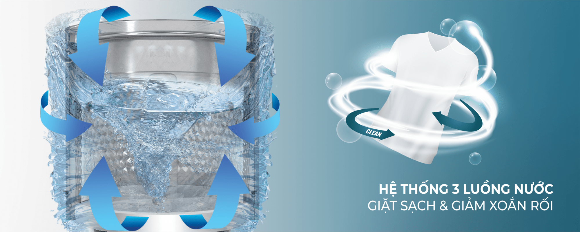 Máy giặt Casper WT-95I68DGA inverter 9.5kg