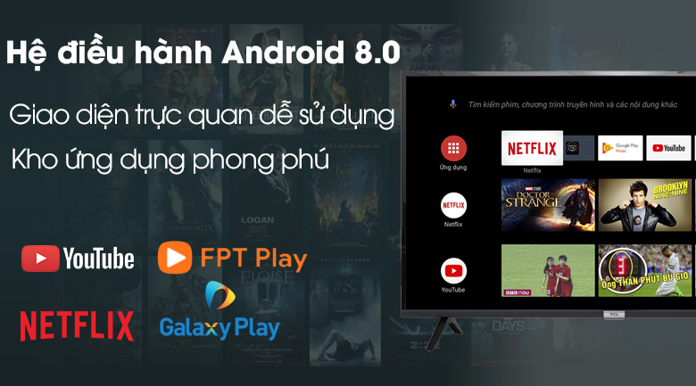 Android Tivi TCL 43 inch L43S5200