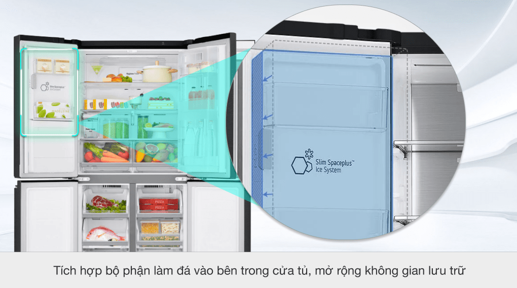 Tủ lạnh LG Inverter 496 lít GR-X22MB
