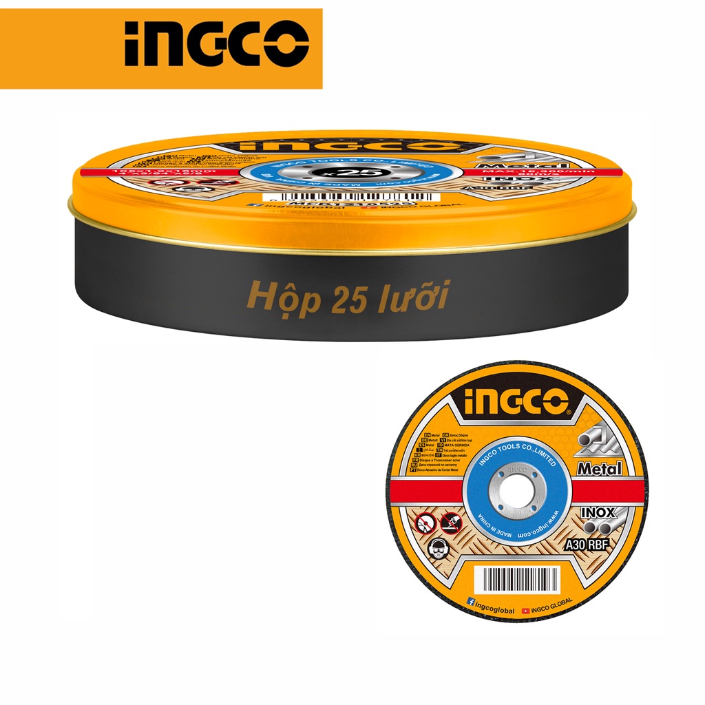 Bộ đĩa cắt kim loại Ingco MCD1210525