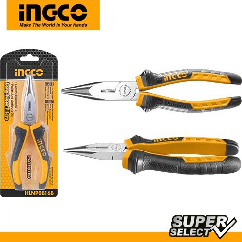 Kìm cắt mỏ nhọn (dài) INGCO HLNP08168 