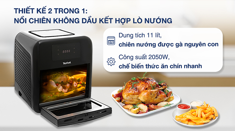 Nồi chiên không dầu Tefal FW501815 Dung tích 11L