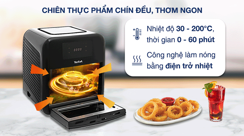 Nồi chiên không dầu Tefal FW501815 Dung tích 11L