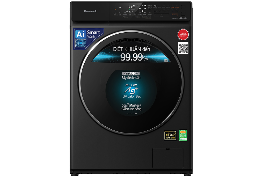 Máy giặt Panasonic Inverter 9Kg+sấy 6Kg NA-S96FR1BVT