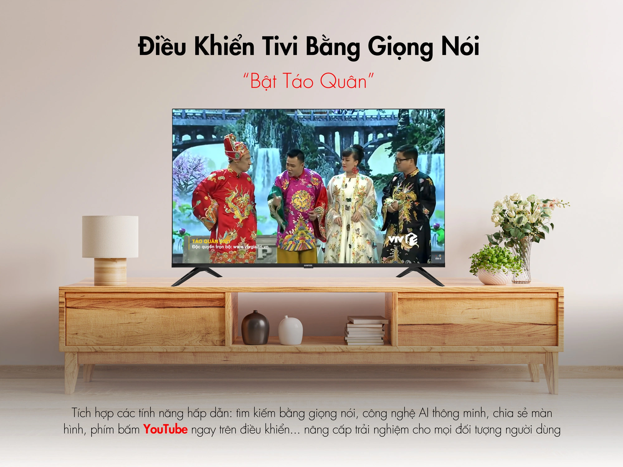 Smart Tivi Asanzo 55 Inch 55AG800k