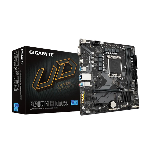 Bo mạch chủ Gigabyte B760M H (Intel LGA 1700/ M-ATX/ 2 khe ram)